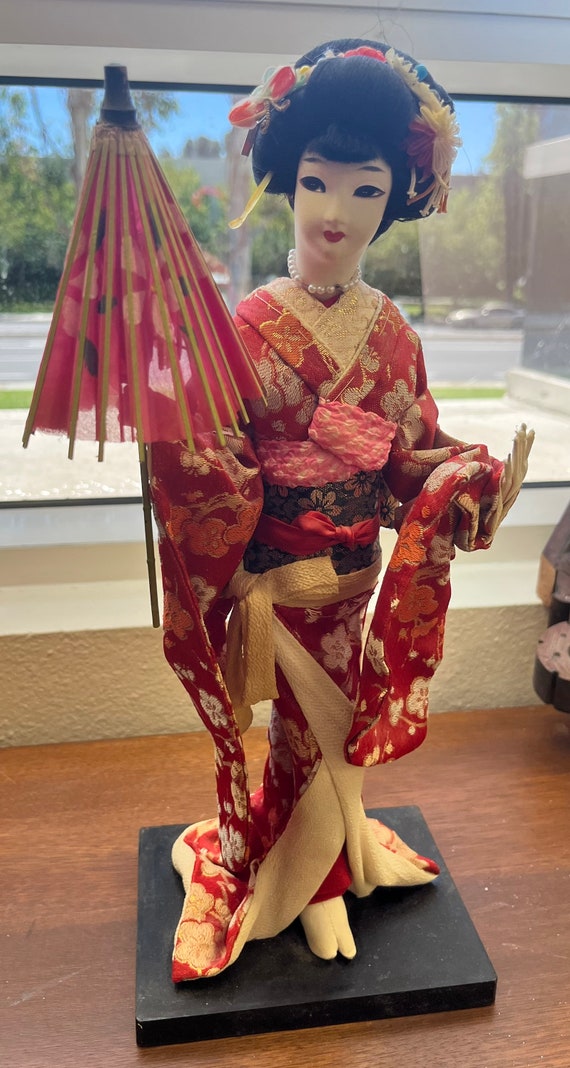 Vintage Japanese Geisha Doll Etsy