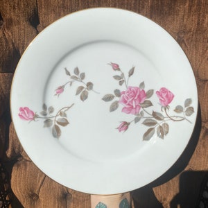 Vintage Noritake Rosemarie Dinner Plates (8)