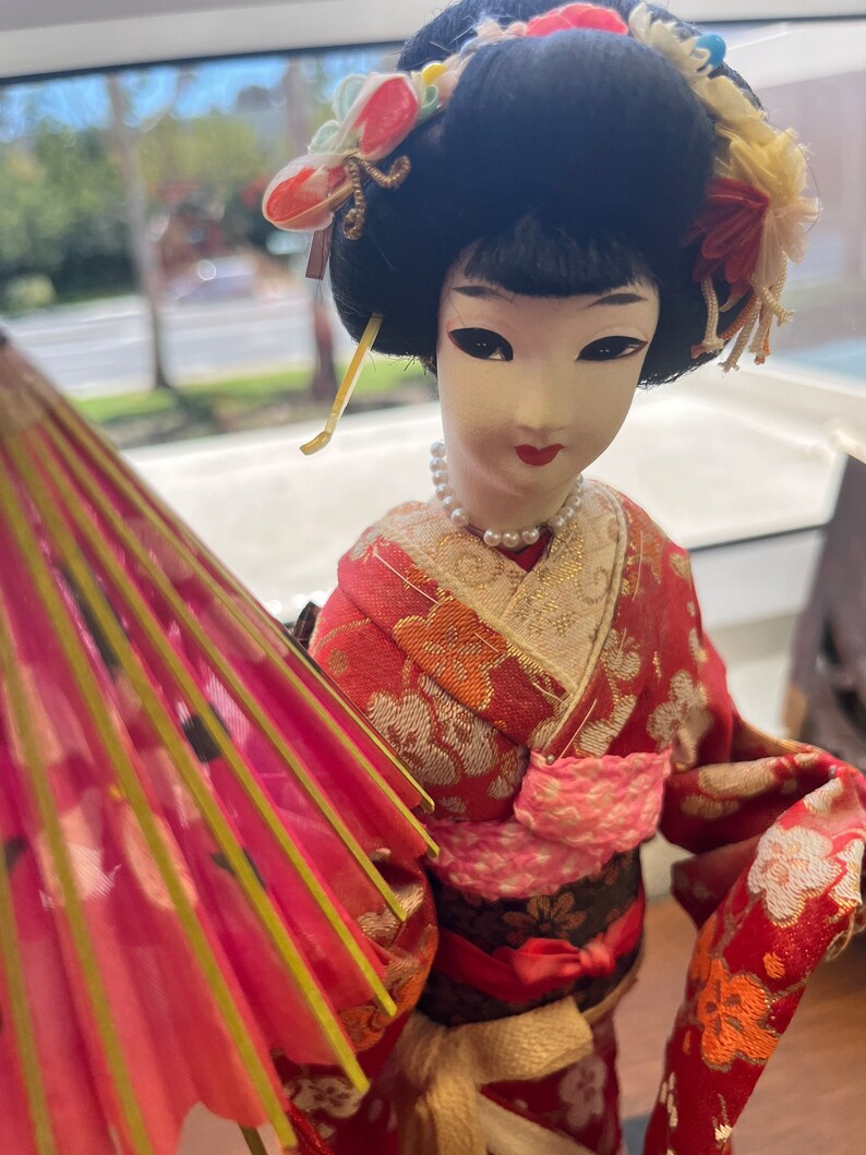 Vintage Japanese Geisha Doll - Etsy