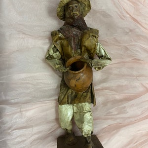 Folk Art Mexican Figurine Paper Mache