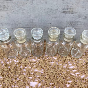 Small Glass Jars 4 inches tall