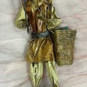 Folk Art Mexican Figurine Paper Mache