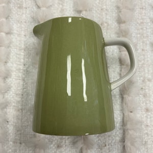 Mikasa Cera Stone green creamer vintage