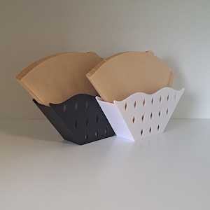 Porte-filtre à café moderne imprimé en 3D pour la taille 4 | Décoration de cuisine | Attire le regard | Cadeaux | Maison
