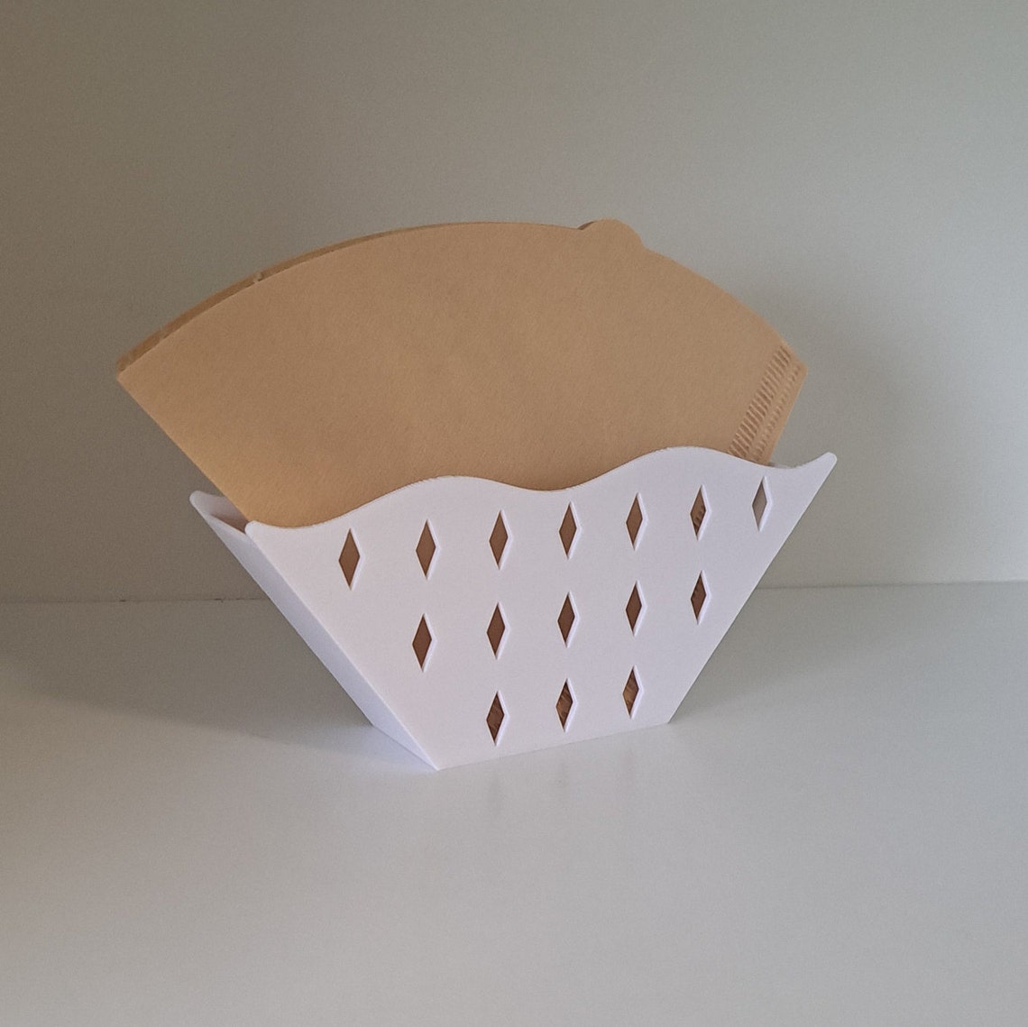 Kaffeefilterhalter Für #4 Kegelfilter – Aus Recyceltem PLA, Made In USA