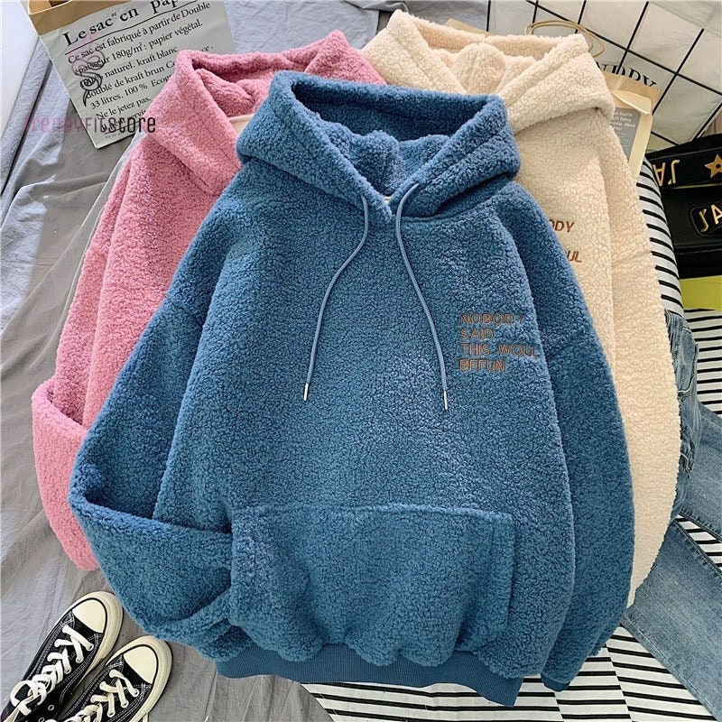 Fluffy Hoodie - Etsy