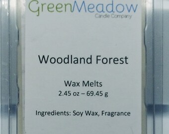 Woodland Forest scented soy wax melt for wax warmer