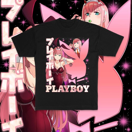 Waifu Playboy Anime Tee Zero Two 