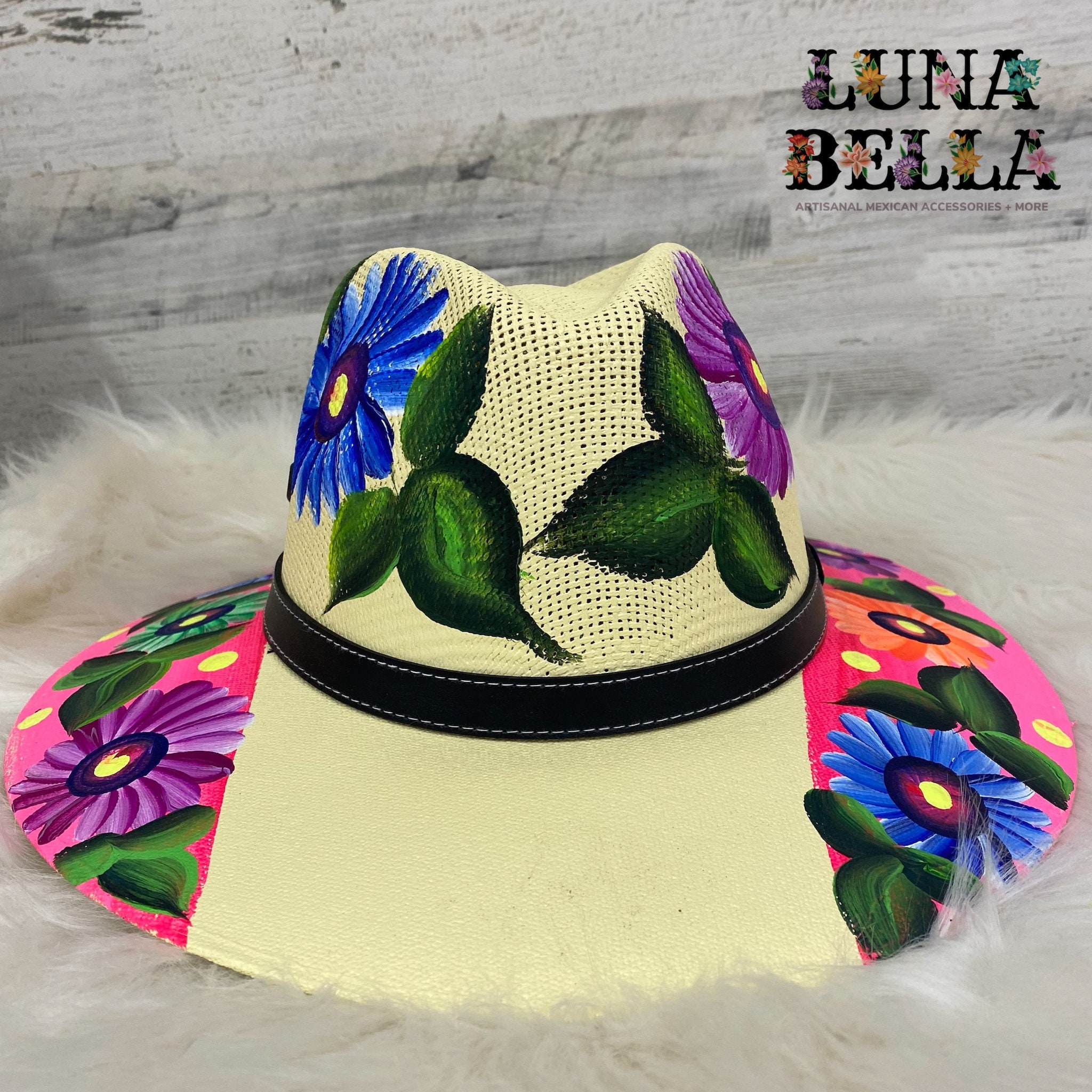 Artisanal Hand painted Hat | Etsy