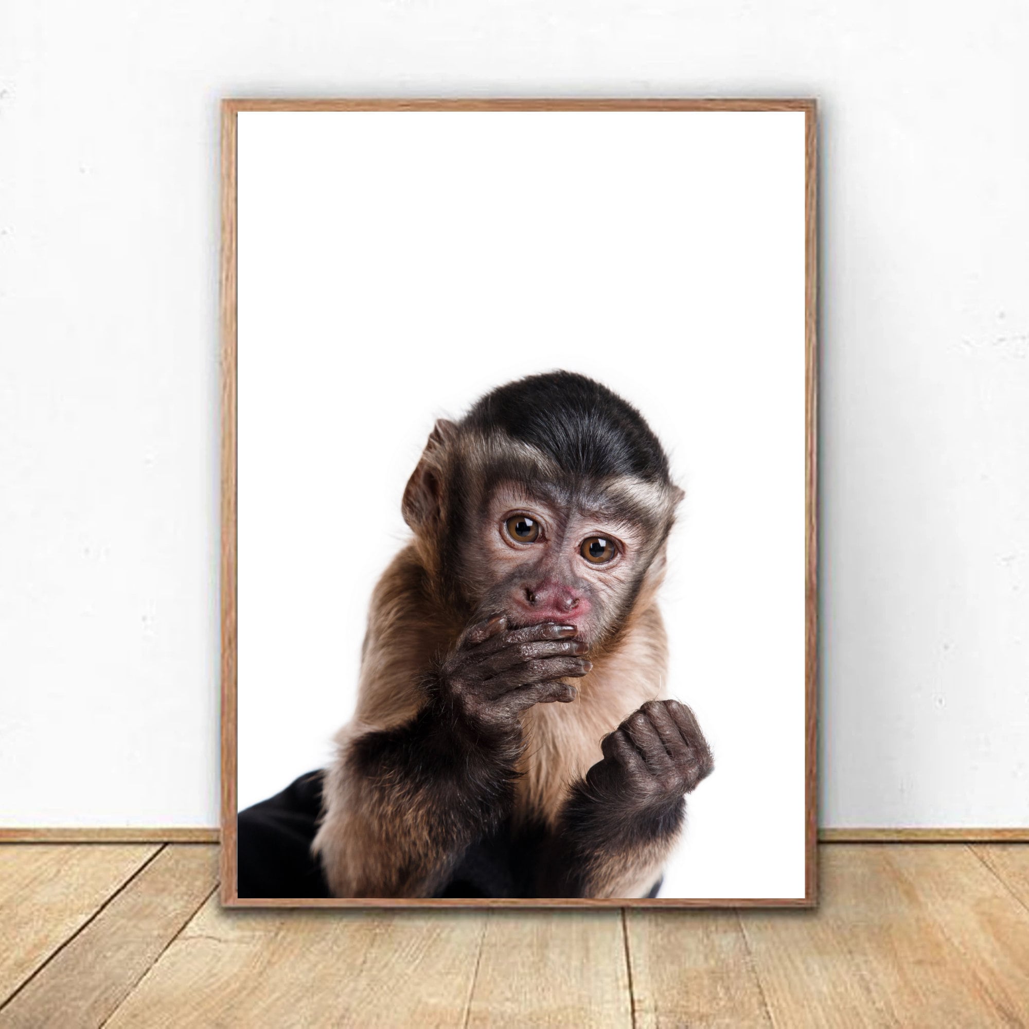 Cap - Monkey Puppet - Monkey Looking Away Meme Portrait Canvas Print. By  Artistshot