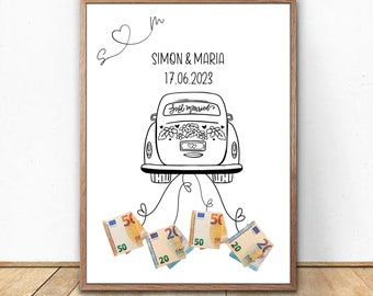 Wedding Gift | Wedding Gift to attach Cash on it | Just Married Couple | Cute Wedding Gift Idea