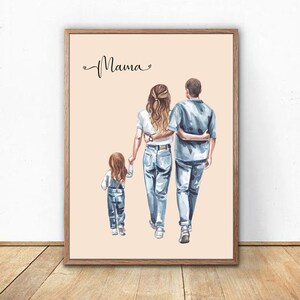 MAMA Family Print | Mother&#39;s Day Gift Idea
