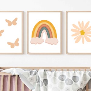 Mustard Yellow Nursery Set of 3
