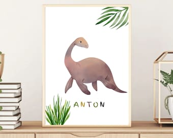 Arte de la pared de dinosaurios, Decoración de dinosaurios, Impresiones de dinosaurios, Arte de dinosaurios, Cartel de dinosaurios, Regalo de dinosaurios, Descarga digital