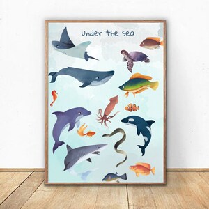 Under the sea nursery art
