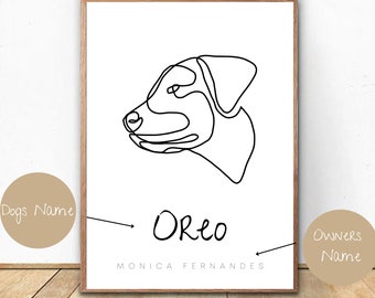 LABRADOR CUSTOM Dog Portrait