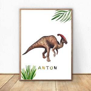 Custom Dino Name Print