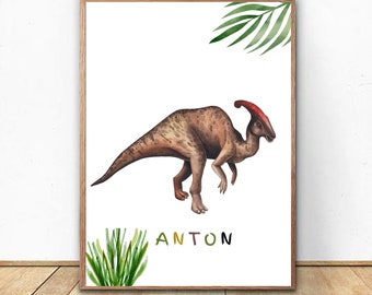 Custom Dino Name Print