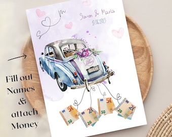 Regalo di nozze speciale con denaro allegato / Regalo di nozze speciale / Regalo dell'ultimo minuto per prepararsi / Regalo creativo fai-da-te