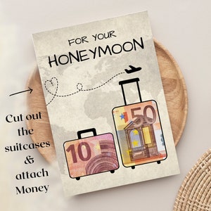 Geldgeschenk für die Flitterwochen | Besonderes Hochzeitsgeschenk | Last Minute Geschenk zum Selbermachen | Kreatives DIY Geschenk