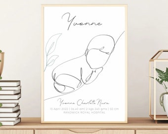 Birth Poster | Personalized Baby Poster