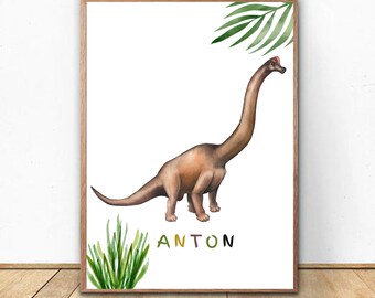 Impresión personalizada de Brachio Saurus