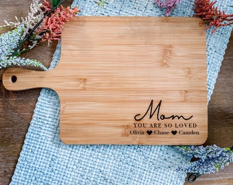 Mother's Day Cutting Board, Grandmother Gift, Grandma Gift, Mother's Day Gift, Mother's Day Gift for Grandma, Wood