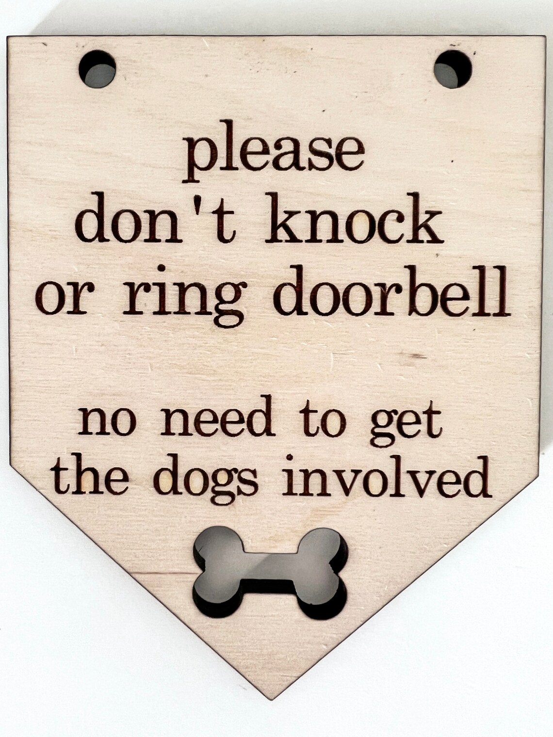 Please Do Not Knock Sign-sleeping Baby Sign-dogs Will Bark | Etsy