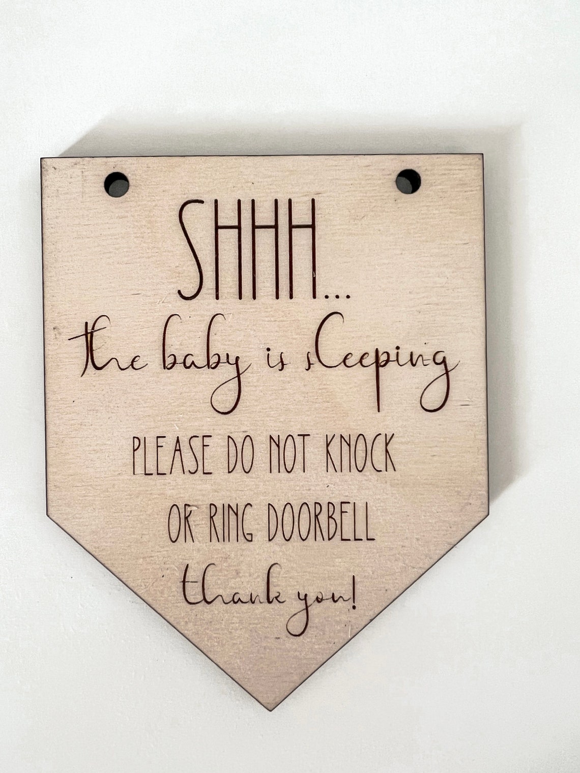 Please Do Not Knock Sign-sleeping Baby Sign-dogs Will Bark | Etsy