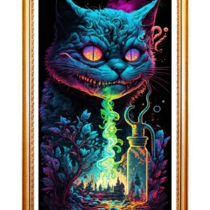 Alice in Wonderland Cheshire Cat Cross Stitch