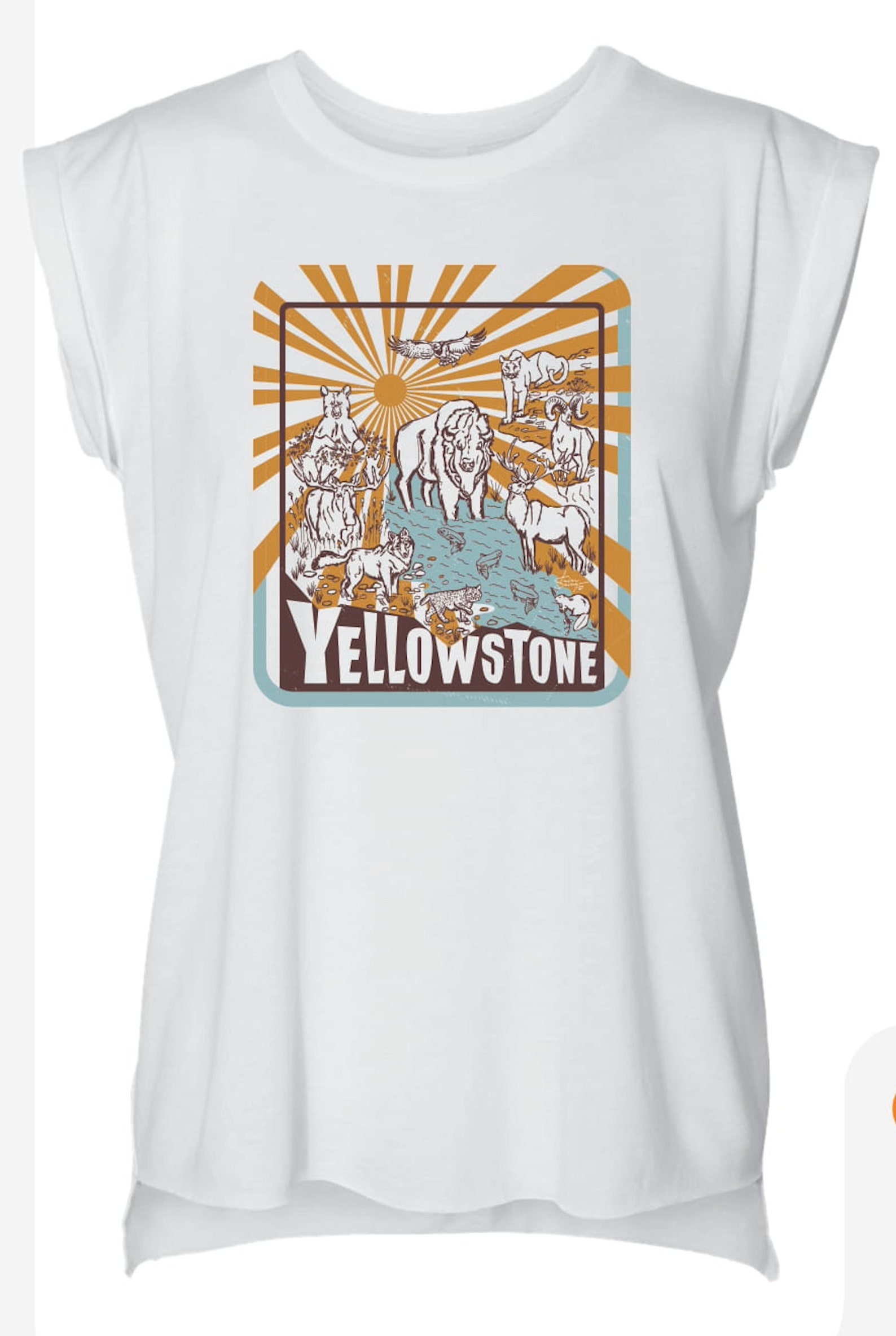 Cute Women T Shirt, Yellowstone National Park, Casual Designer Travel T