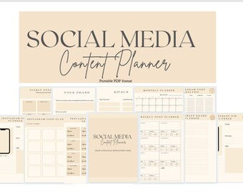 social media planner etsy