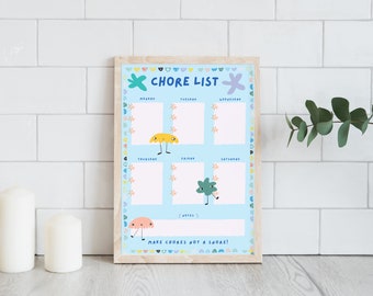 Kids chore chart