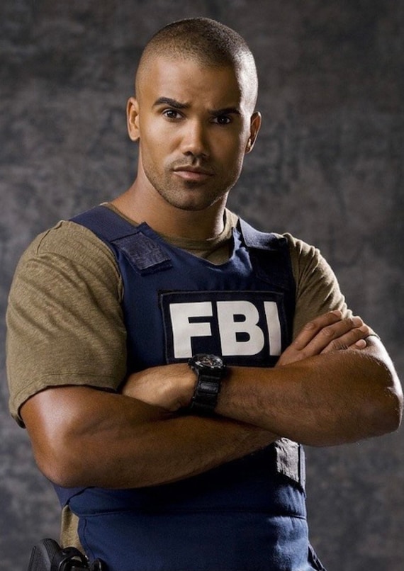 Criminal Mind Derek Morgan Digital Drawing Etsy