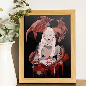RHAENYRA House of the Dragon / Sheet A4