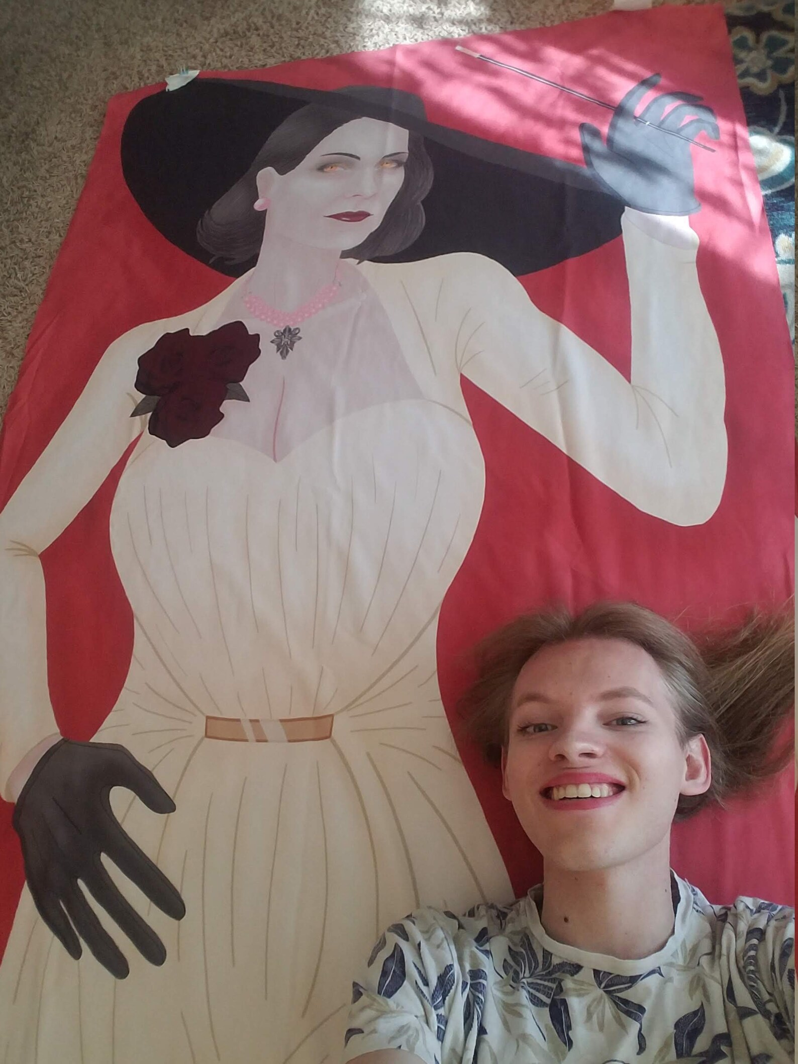 Lady Dimitrescu Lifesize Fabric Print for Body Pillow Wall Etsy