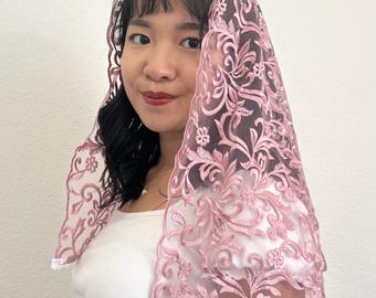 Flower of Jesse D-Shape Veil