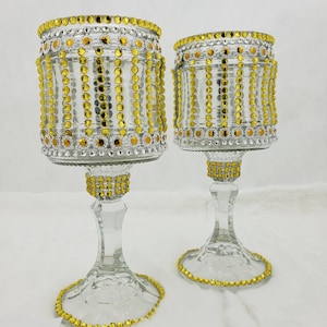 Gold votive holders