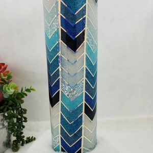 Tumbler,  glitter, tangram