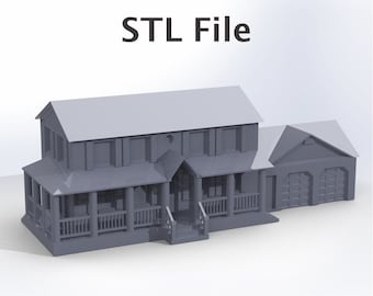 House STL file, House STL, STL file, 3D printable, 3D printing, House