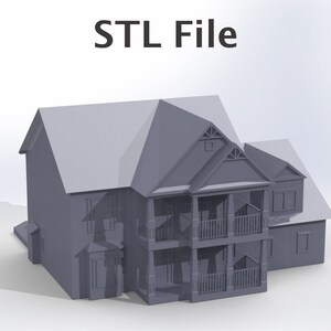 House STL file, House STL, STL file, 3D printable, 3D printing, House
