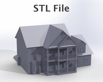 House STL file, House STL, STL file, 3D printable, 3D printing, House