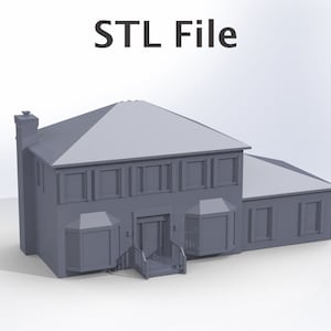 Haus STL Datei, Haus STL, STL Datei, 3D druckbar, 3D Druck, Haus