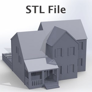 House STL file, House STL, STL file, 3D printable, 3D printing, House