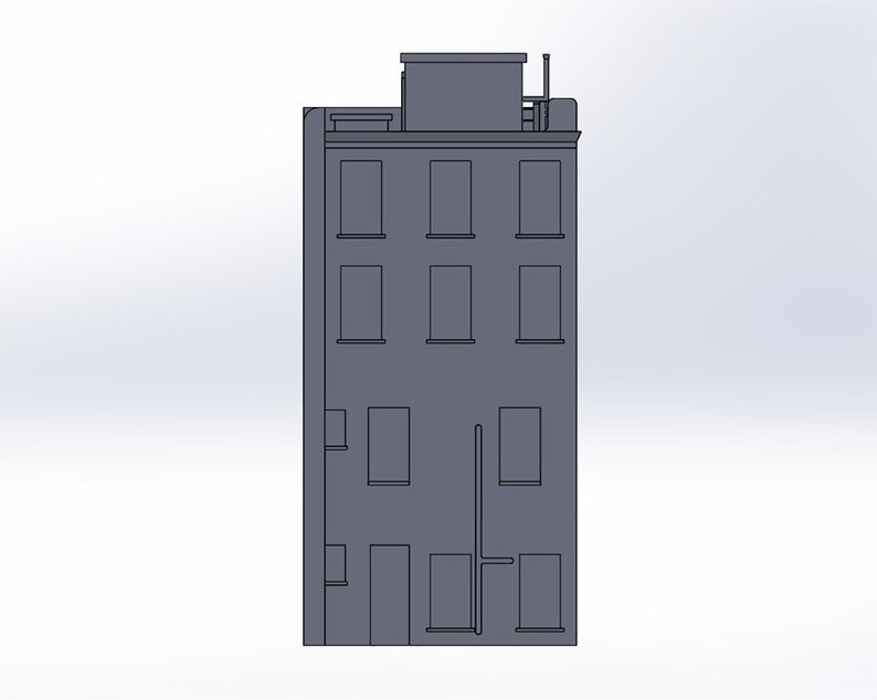 Apartment STL File House STL STL File 3D Printable 3D Etsy