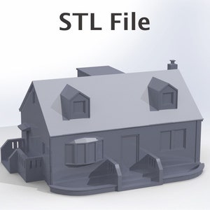 Haus STL Datei, Haus STL, STL Datei, 3D druckbar, 3D Druck, Haus