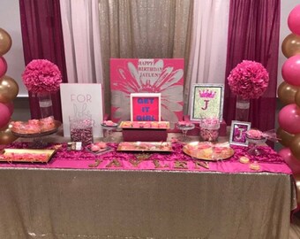 60th Candy Buffet Etsy