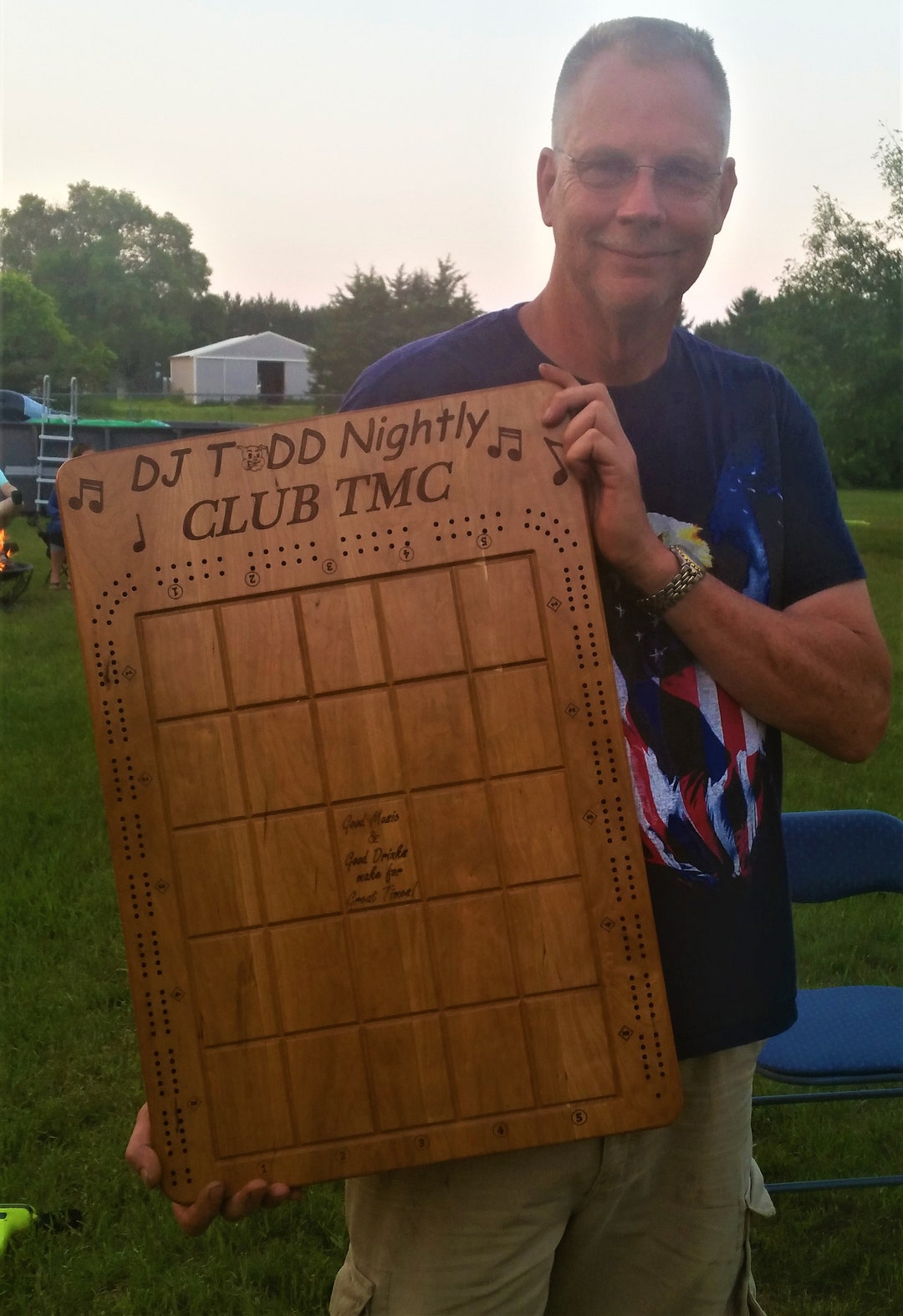 Custom Cross Cribbage Board Etsy