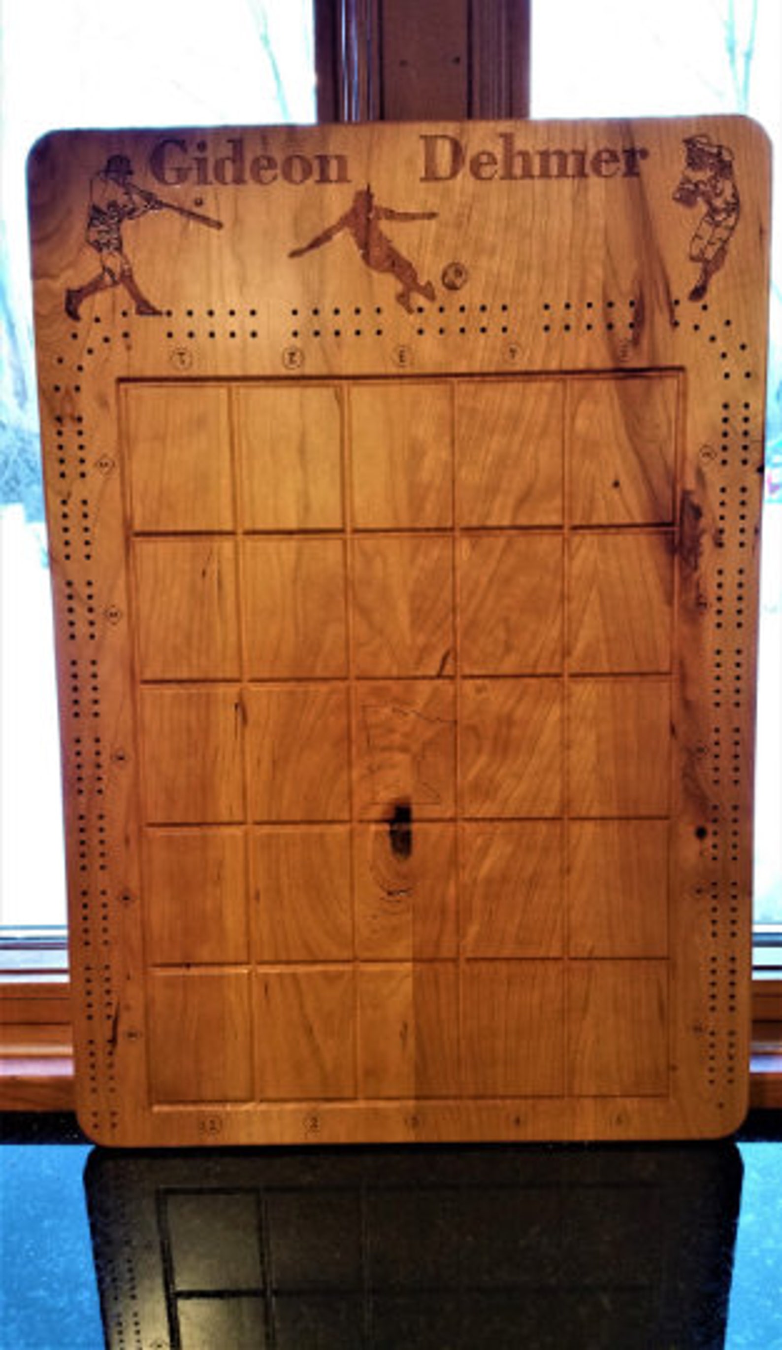 Custom Personalized Cross Cribbage Board Etsy