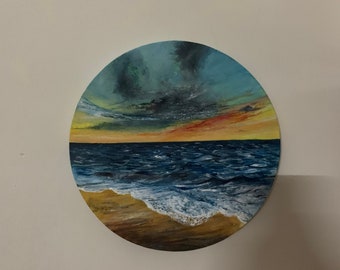 A summer evening by the sea